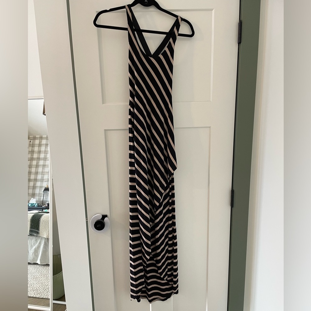 Venus hi-low maxi dress